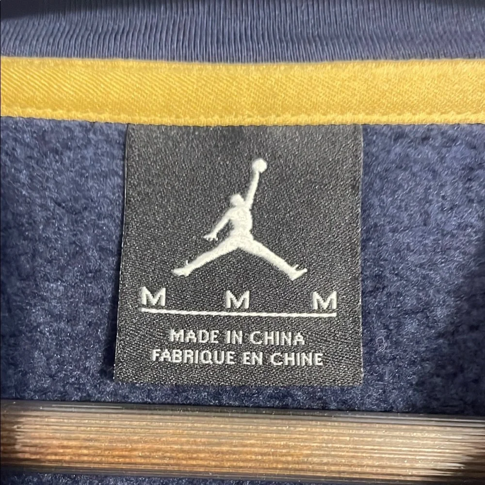 Men's Navy Hoodie with Red & Gold Graphic